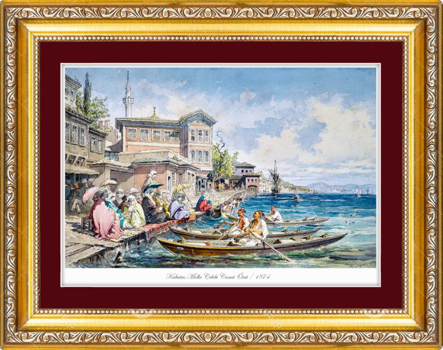 A.Preziosi / Kabataş Molla Çelebi Camii Önü