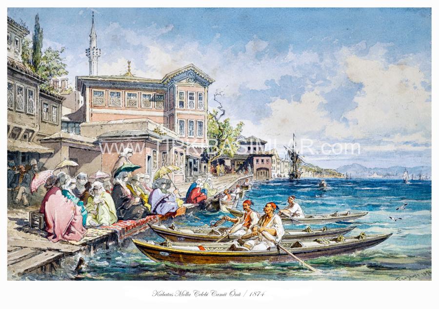 A.Preziosi / Kabataş Molla Çelebi Camii Önü