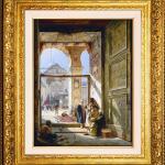 Emevi Camii Avlu Kapısı - Şam || Gustav Bauernfeind