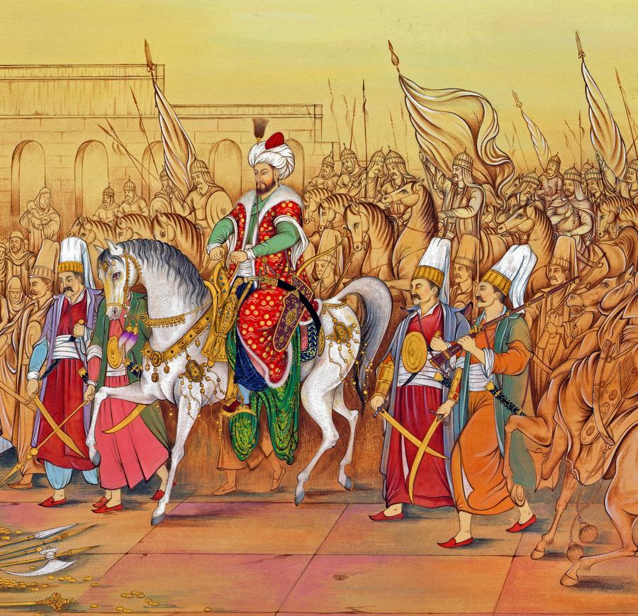 Fatih Sultan Mehmed Han'ın Ayasofya'ya Girişi