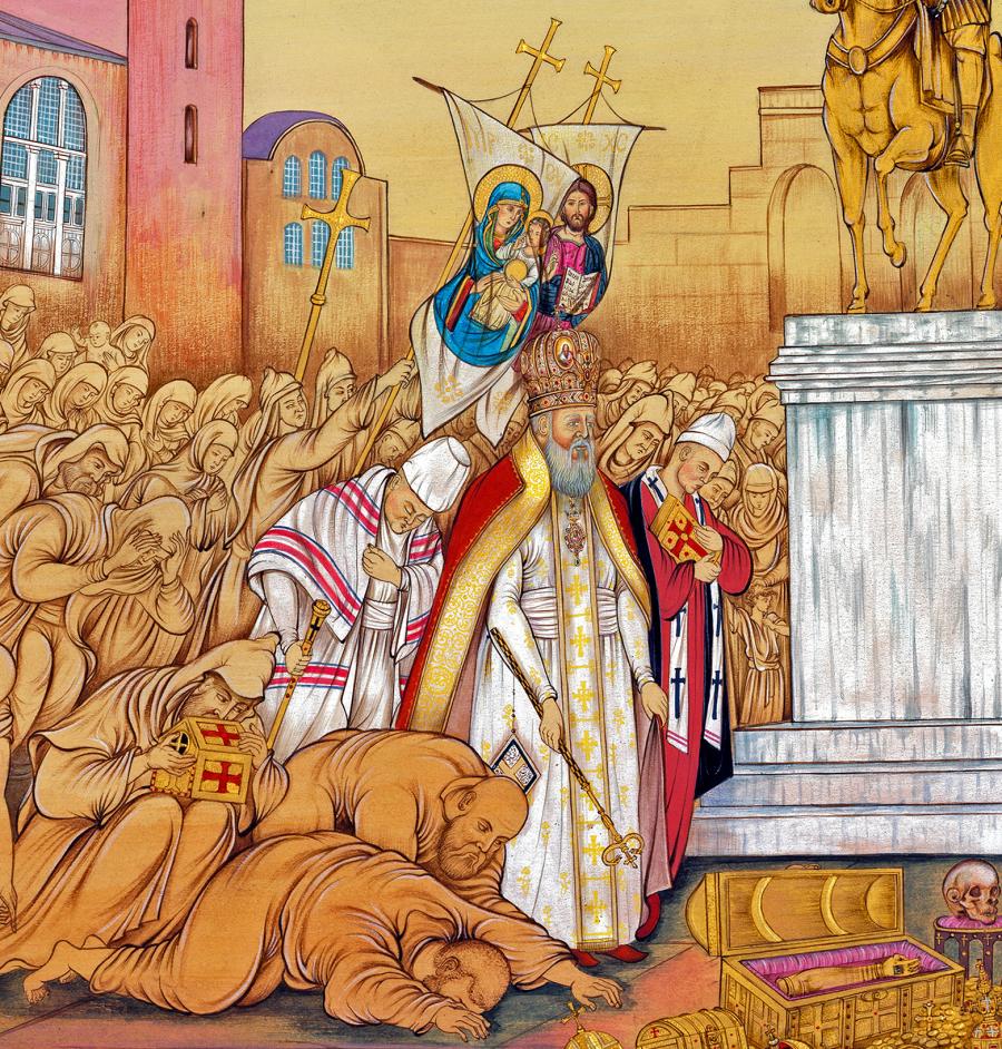 Fatih Sultan Mehmed Han'ın Ayasofya'ya Girişi