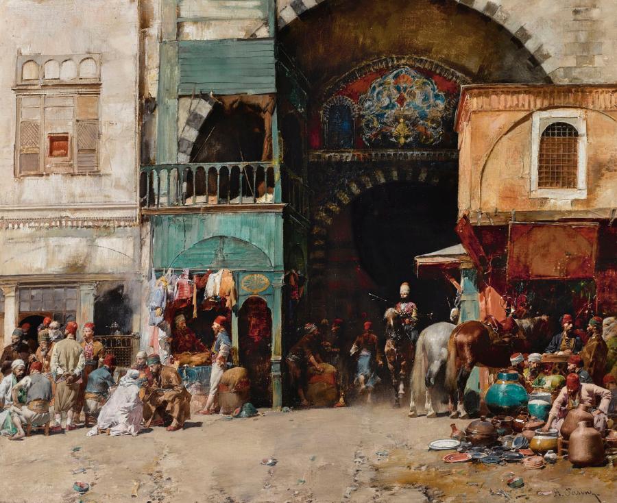 İstanbul'da Bir Pazar || Alberto Pasini