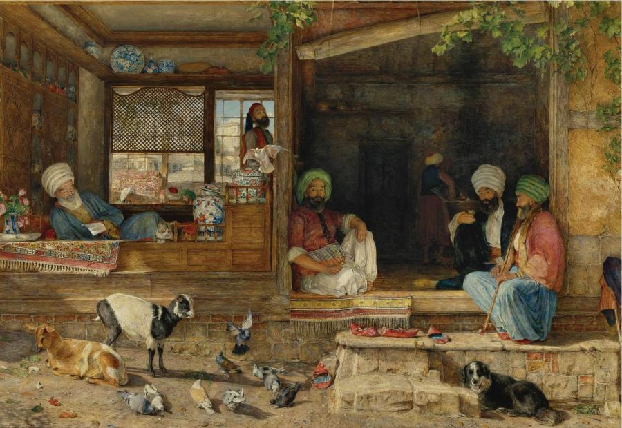 Üsküdar'da Bir Kebapçı Dükkanı || John Frederick Lewis