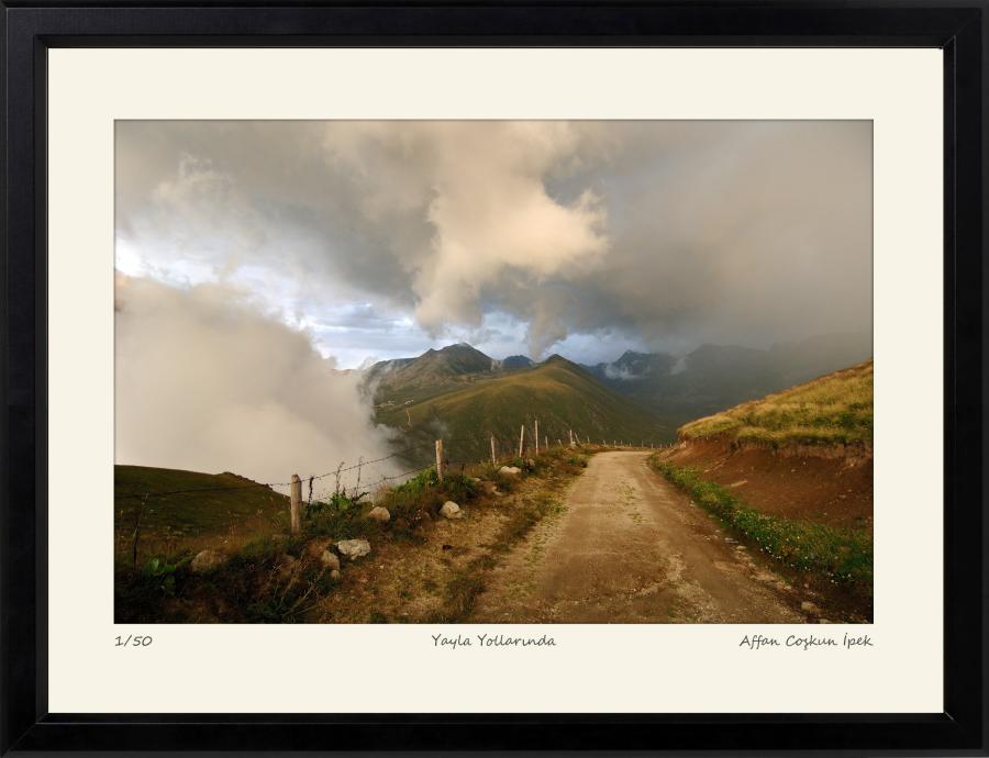 Yayla Yollarında || Edisyon Baskı Fotoğraf